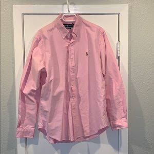 Men’s Pink Ralph Lauren Button-down